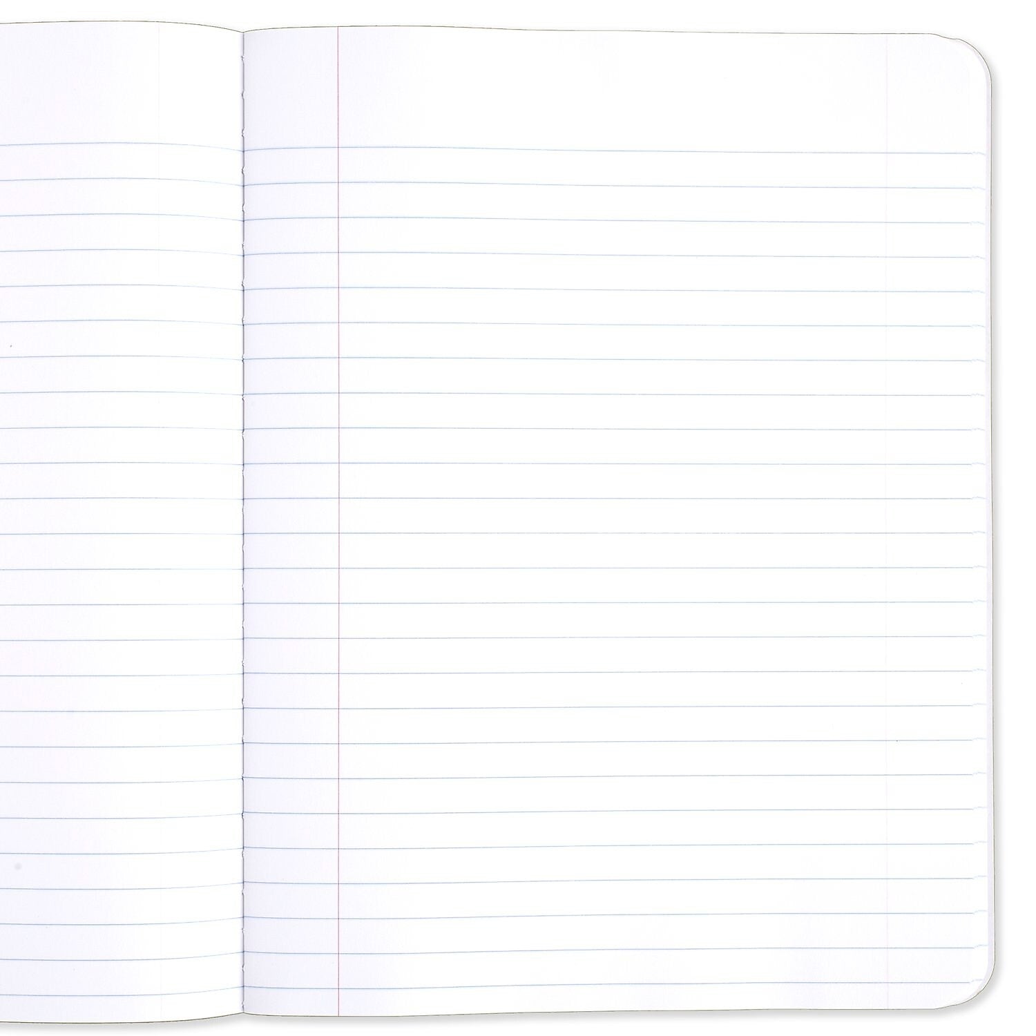 Mead 1-Subject Composition Notebooks, 9.75" x 7.5", Wide Ruled, 100 Sheets, Black (09910)