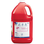 Prang Ready-to-Use Washable Tempera Paint, Red, 128 oz. (22801)