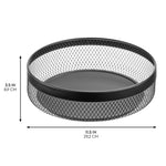 mDesign Steel Organizer, Matte Black (25963)