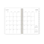2025-2026 Blue Sky Smoke 5" x 8" Academic Weekly & Monthly Planner, Plastic Cover, Multicolored (133682-A26)