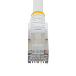StarTech 75 ft. CAT-6a Ethernet Cable, 27AWG, White (NLWH-75F-CAT-6a-PATCH)