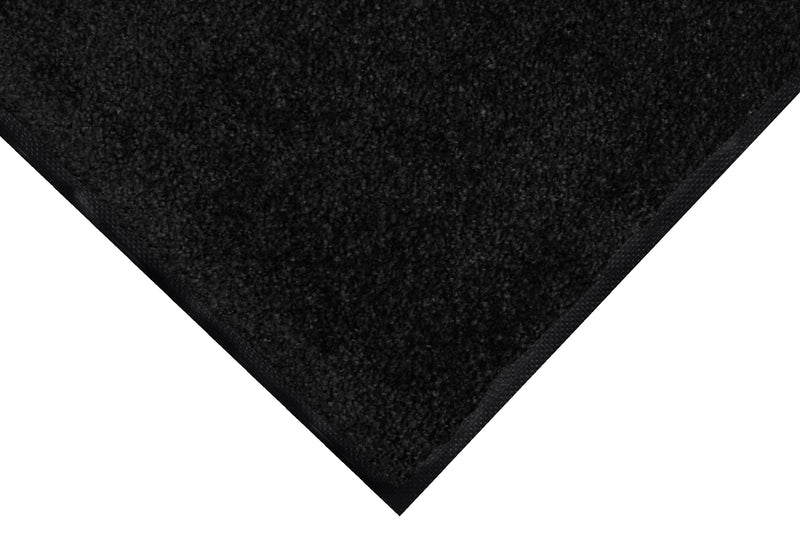 M + A Matting ColorStar Commercial Wiper Entrance Floor Mat, 3' x 5', Solid Black (100435140)