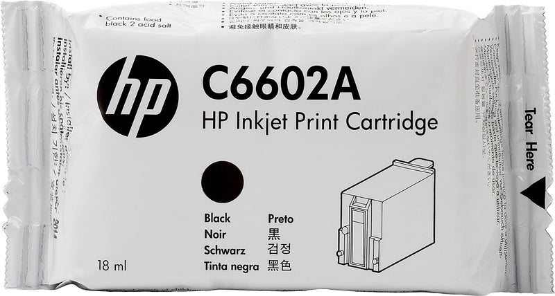 HP C6602A Black Standard Yield Ink Cartridge  (C6602A)