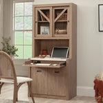 Sauder Dixon City 33"W Desktop Hutch, Brushed Oak (432889)