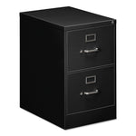 Alera® Two-Drawer Economy Vertical File, 2 Legal-Size File Drawers, Black, 18" x 25" x 28.38"