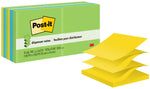 Post-it Pop-up Notes, 3" x 3", Floral Fantasy Collection, 100 Sheet/Pad, 12 Pads/Pack (R330-12AU)