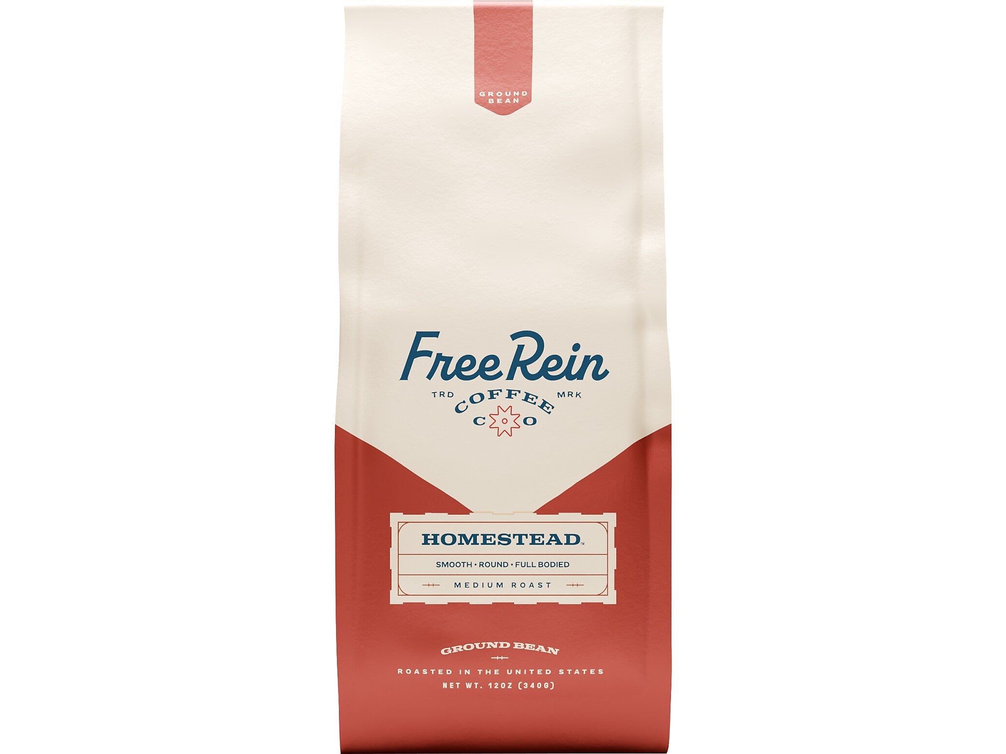 Free Rein Homestead Ground Coffee Packet, Medium Roast, 12 oz. (810138360132)