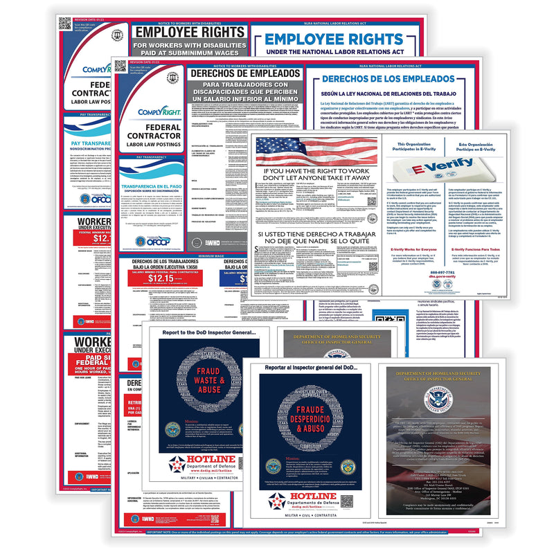ComplyRight Federal Contractor Labor Law Poster Service (U1200CFCSB)