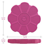 Bouncy Bands Flower Sensory Wiggle Seat, Rose (BBAWSSFLRE)