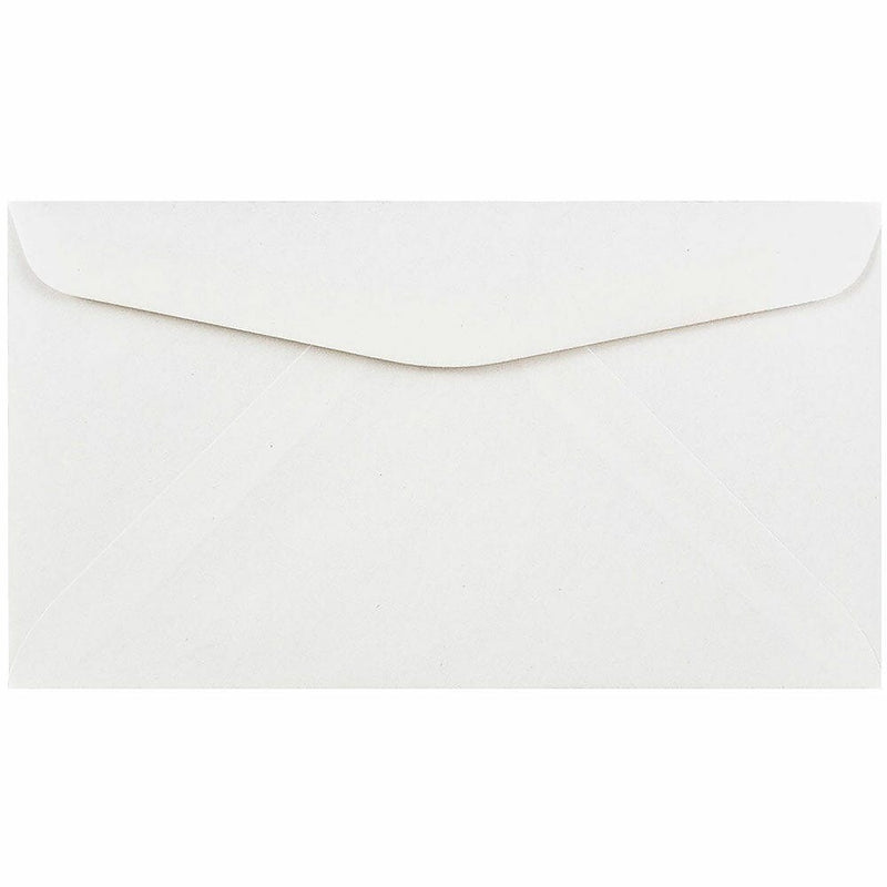 JAM Paper #6 3/4 Booklet Envelope 3 5/8" x 6 1/2", White, 100/Pack (1633983d)