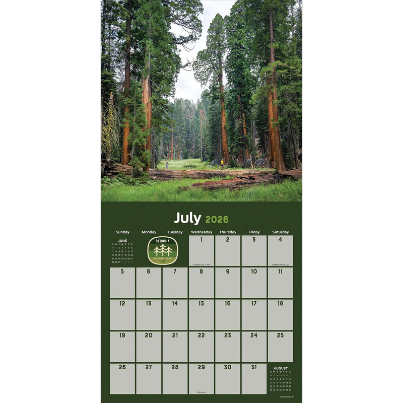 2026 TF Publishing National Parks 12" x 12" Monthly Wall Calendar, Multi (26-1020)