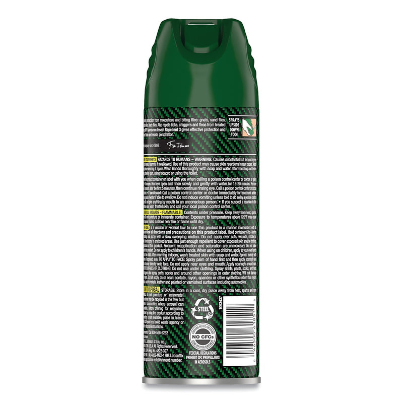 OFF! Deep Woods Sportsmen Insect Repellent, 6 oz Aerosol Spray, 12/Carton (SJN334684)