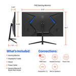 Westinghouse 24" 180 Hz LED Gaming Monitor, Black (WM24FA9420)