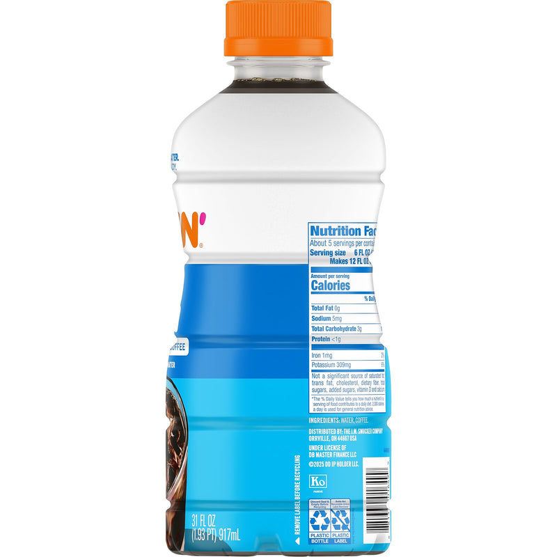 Dunkin' Cold Brew Concentrate Coffee, 31 oz. (8133401649)