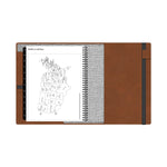 2026 Blue Sky ASMBLD 5" x 8" Weekly & Monthly Planner, Faux Leather Cover, Brown (152947)