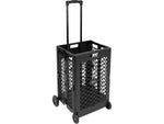 Mount-It! Mixed Materials Mobile Utility Cart, Black (MI-906)