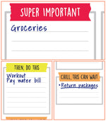Carson-Dellosa Aim High Notepad Set, Multicolored (145398)
