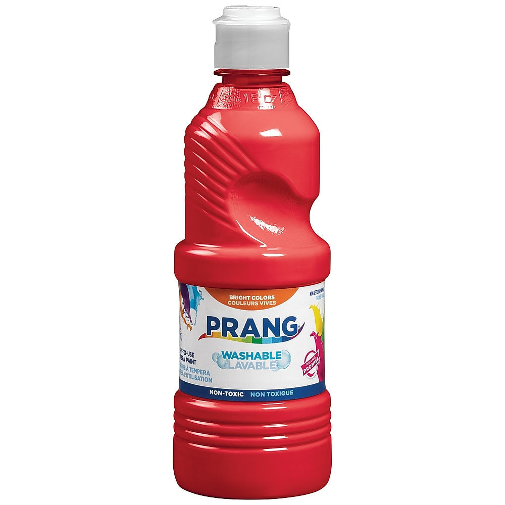 Prang Washable Tempera Paint, Red, 16 oz. (10701)