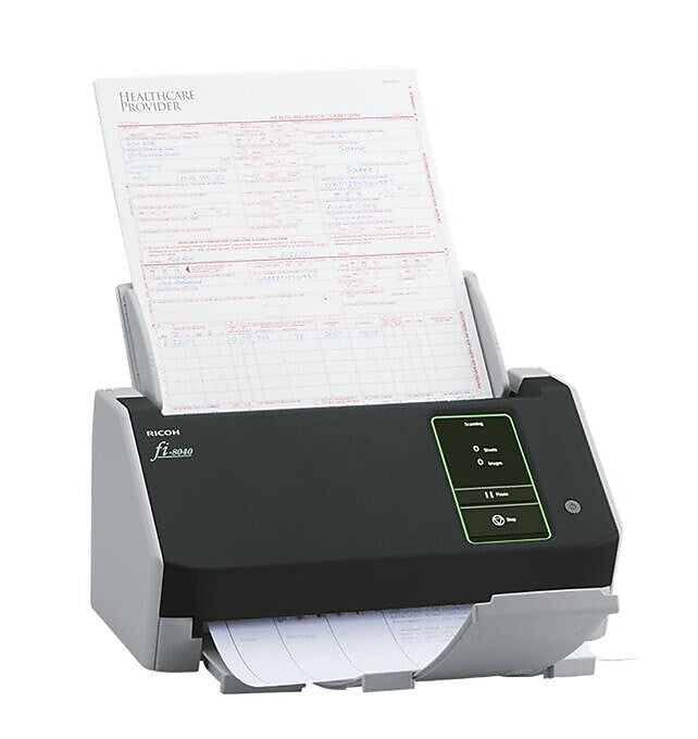 Ricoh fi-8040 Premium Bundle Scanner with 4 Year Advance Exchange Warranty (CG01000-310059)