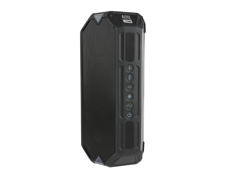 Altec Lansing HydraBoom Wireless Bluetooth Speaker, Waterproof, Black (IMW1400-BLK-STK-2)