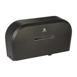 Georgia-Pacific Jumbo Jr. Dual-Roll Toilet Paper Dispenser, Black (59210)
