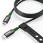 Plugable 3.3' USB-C to USB-C Cable, Black (USBC-240W-1M)