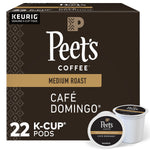 Peet's Coffee Café Domingo Coffee Keurig® K-Cup® Pods, Medium Roast, 22/Box (6543)