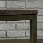 Sauder North Avenue 16"W x 16"D Side Table, Smoked Oak (423030)