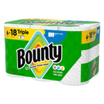 Bounty Select-A-Size Triple Roll Paper Towels, 2-ply, 123 Sheets/Roll, 6 Rolls/Pack (67001/05630)
