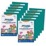 Prang 9" x 12" Construction Paper, Turquoise, 50 Sheets/Pack, 10 Packs/Bundle (PAC7703-10)