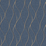 York Wallcoverings Wave Ogee Peel and Stick Wallpaper (RMK11293WP)