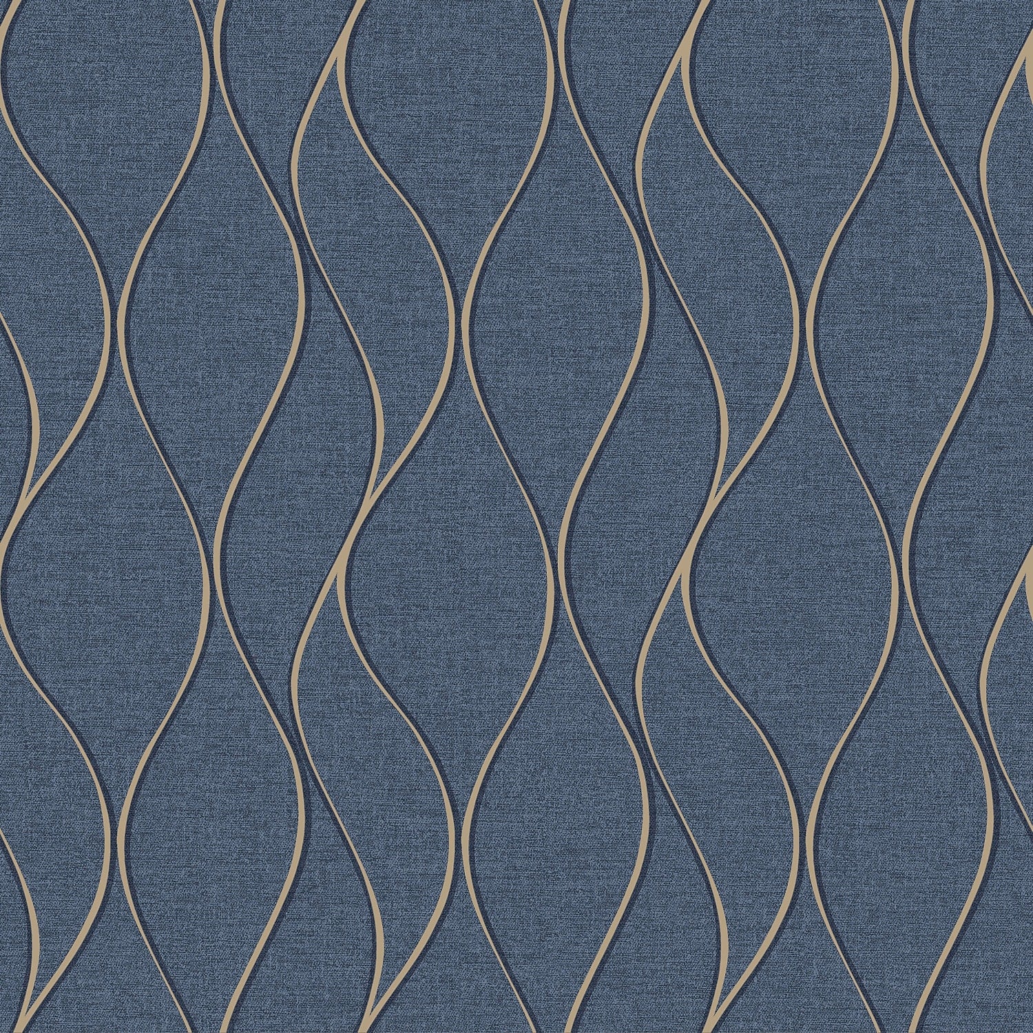 York Wallcoverings Wave Ogee Peel and Stick Wallpaper (RMK11293WP)