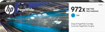 HP 972X Cyan High Yield Ink Cartridge, Prints Up to 7,000 Pages (L0R98AN)