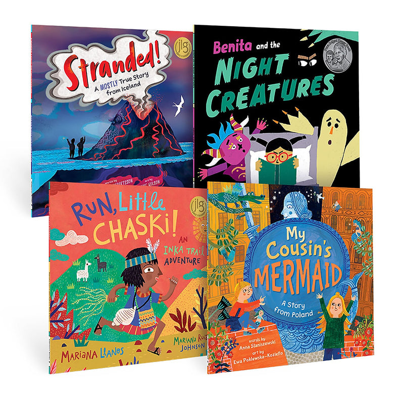 Barefoot Books 1st Grade Authentic Stories/Diverse Book Bundle 1, 4/Set (BBK9798888593370)