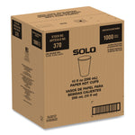SOLO Compostable Paper Hot Cups, ProPlanet Seal, 10 oz, White/Green, 1,000/Carton