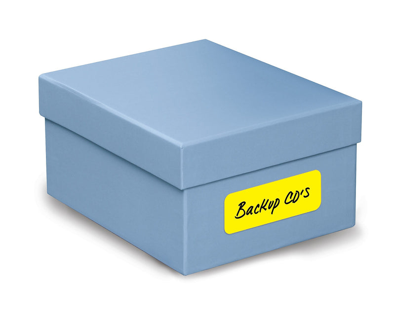 Avery Sure Feed Laser/Inkjet ID Labels, 1" x 2-5/8", Assorted Neon, 360 Labels/Pack (6479)