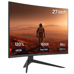 Skytech Moon Shadow 27" Curved 2K 180 Hz Gaming Monitor, Black (MT-MOONSHADOW-0001-B-SK)