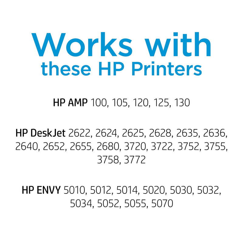 HP 65XL/65 Black High Yield and Tri-Color Standard Yield Ink Cartridge, 2/Pack (6ZD95AN)
