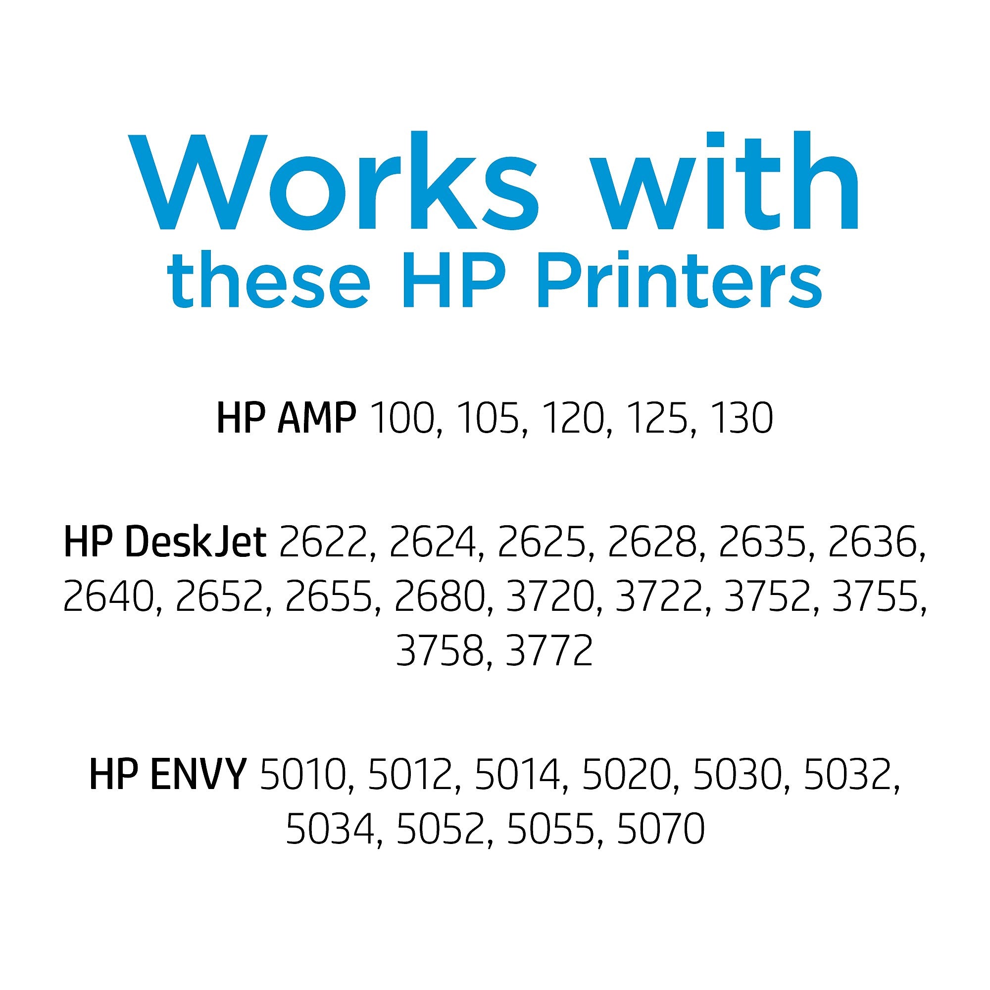 HP 65 Tri-Color Standard Yield Ink Cartridge, Prints Up to 100 Pages (N9K01AN#140)