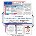 ComplyRight Federal (Bilingual), State & Public Sector (English) Labor Law 1-Year Poster Service, Massachusetts (U1200CBOPSECMA)
