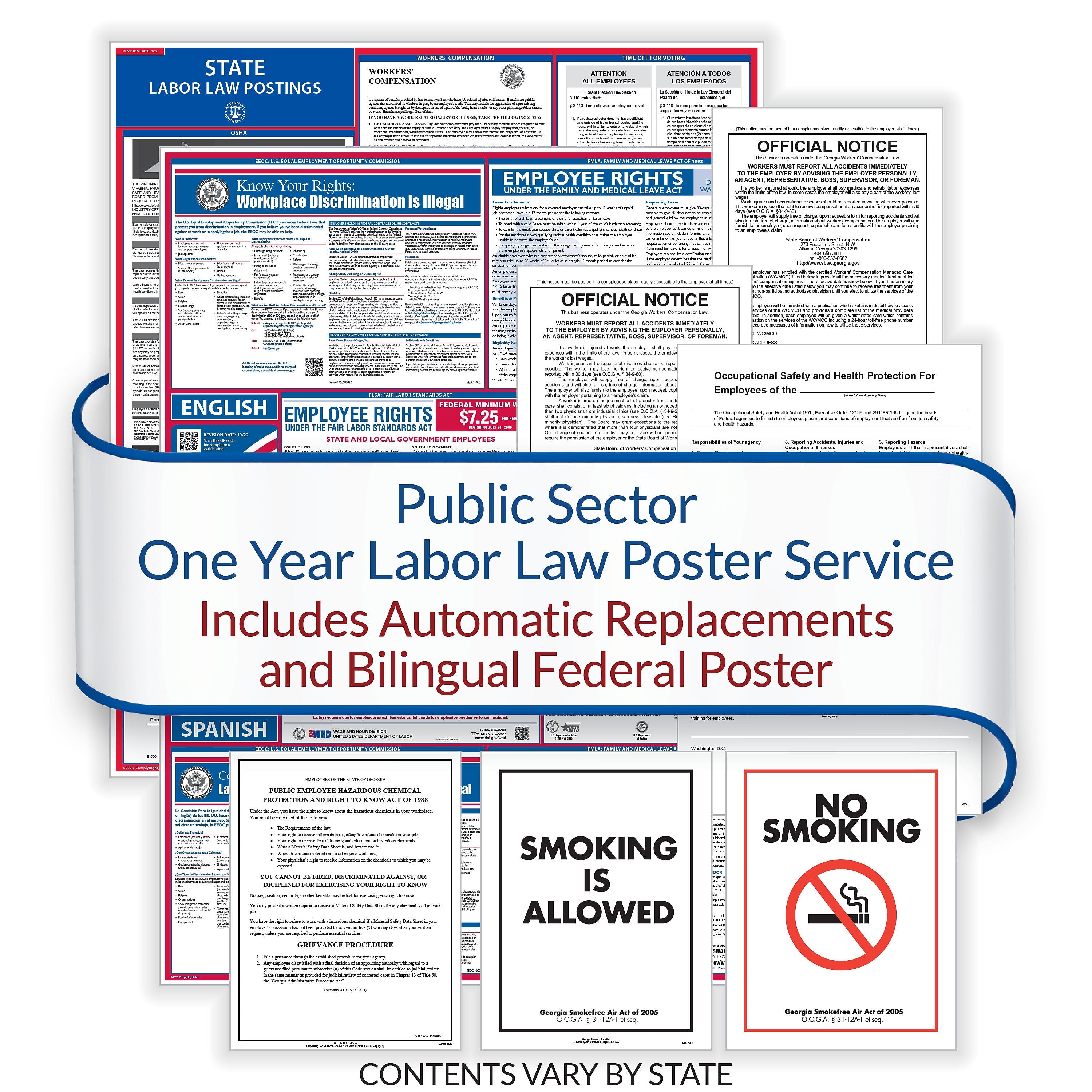 ComplyRight Federal (Bilingual), State and Public Sector (English) Labor Law 1-Year Poster Service, Missouri (U1200CBOPSECMO)