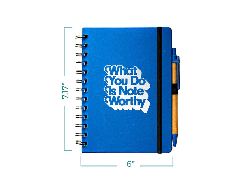 Baudville Journal, Wide-Ruled, Blue/White, 70 Pages, 5/Pack (1396063P531)