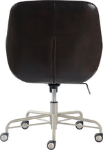Tommy Hilfiger Forester Ergonomic Bonded Leather Swivel Conference Chair, Dark Brown (CHR10059A)