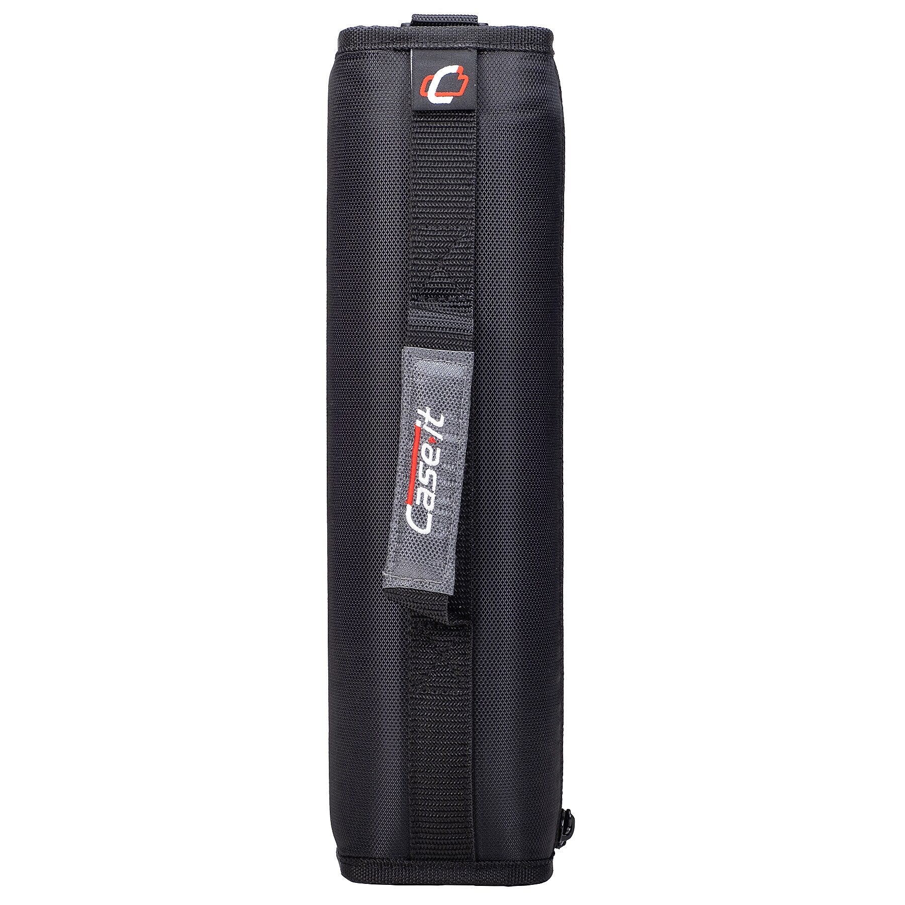 Case It Classic 2" 3-Ring Zipper Binders, Black (D-251 BLK)