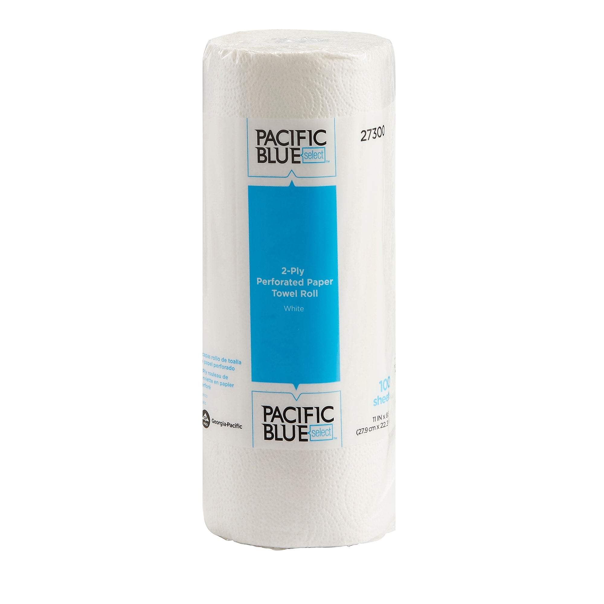 Pacific Blue Select Paper Towels, 2-ply, 100 Sheets/Roll, 30 Rolls/Pack (27300)