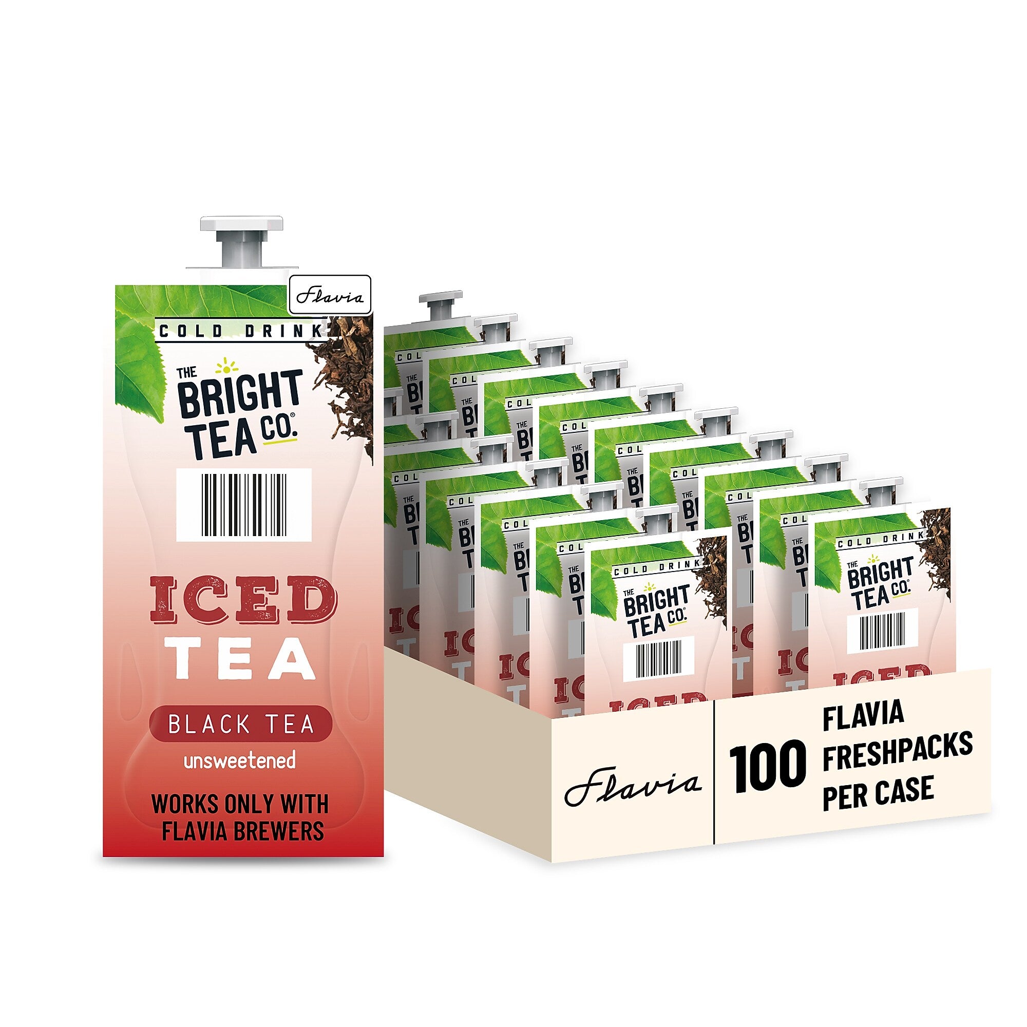 Lavazza Bright Tea Co. Black Tea, Flavia Freshpacks, 100/Carton (48047)