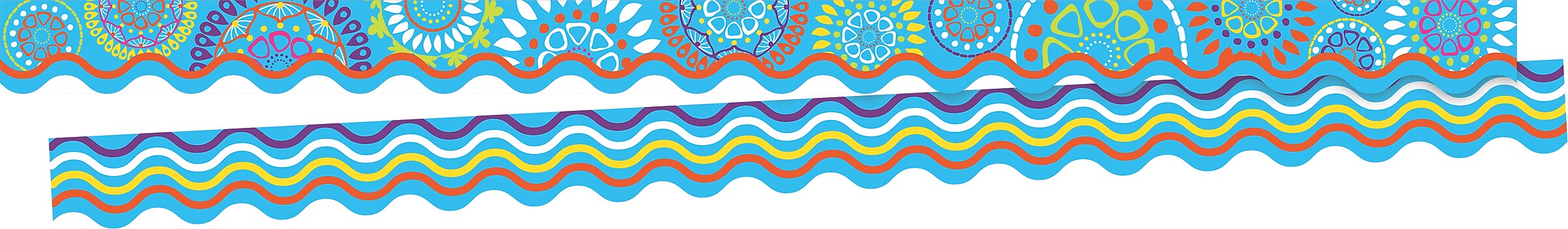 Barker Creek Double-Sided Scalloped Border, 36"' x 2.25", Moroccan, 13/Pack (LL975)