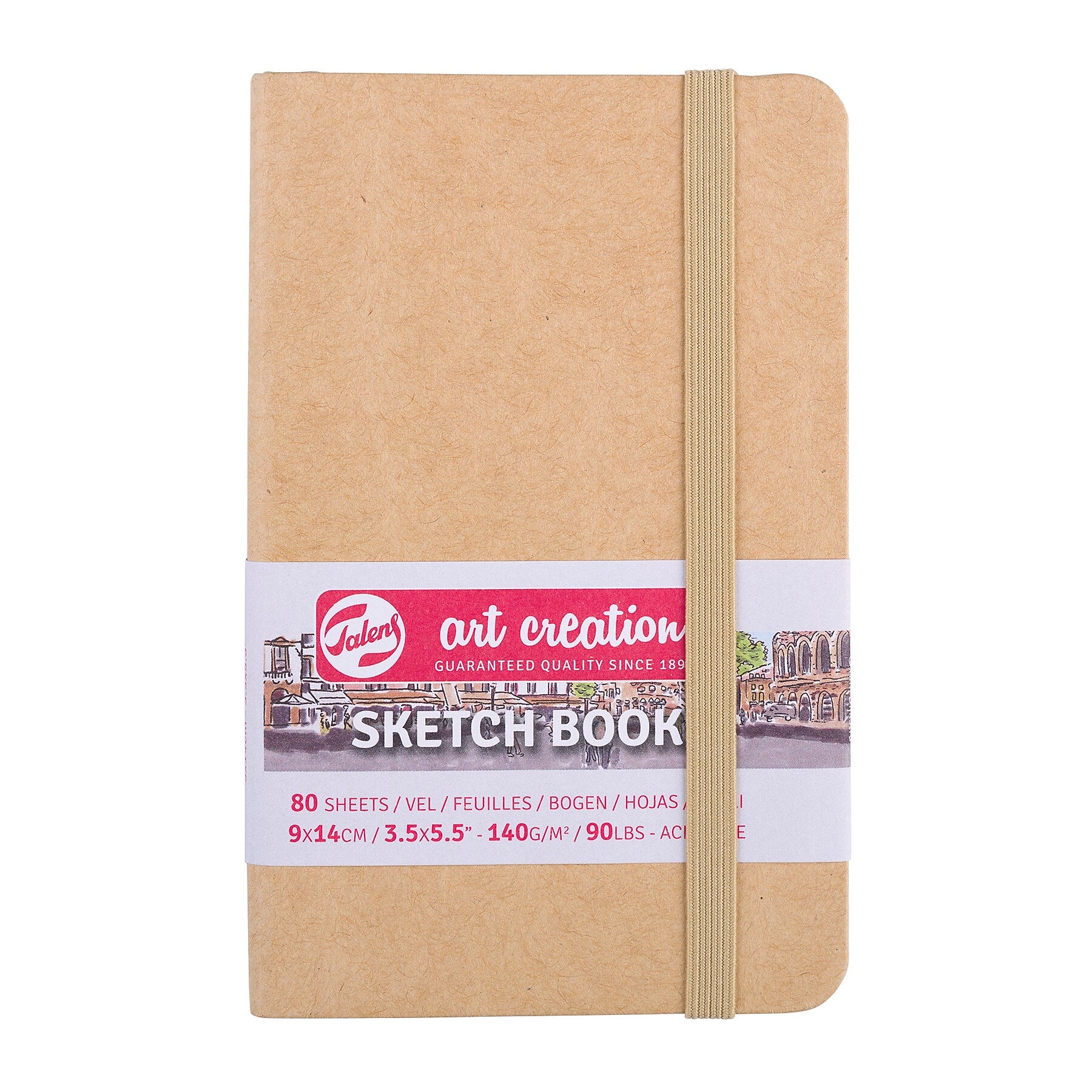 Talens Art Creation 3.5" x 5.5" Sketch Book, 80 Sheets/Book, 5/Bundle (TLN9314431M-5)