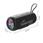 Worryfree Gadgets Party Series Wireless Bluetooth Stereo Speaker, IPX6 Water Resistant, Black (WP26-BLK)