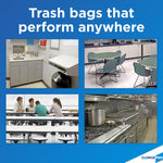 Glad Quick-Tie Tall Kitchen Trash Bags, 13 Gallon, 200/Box (15931)